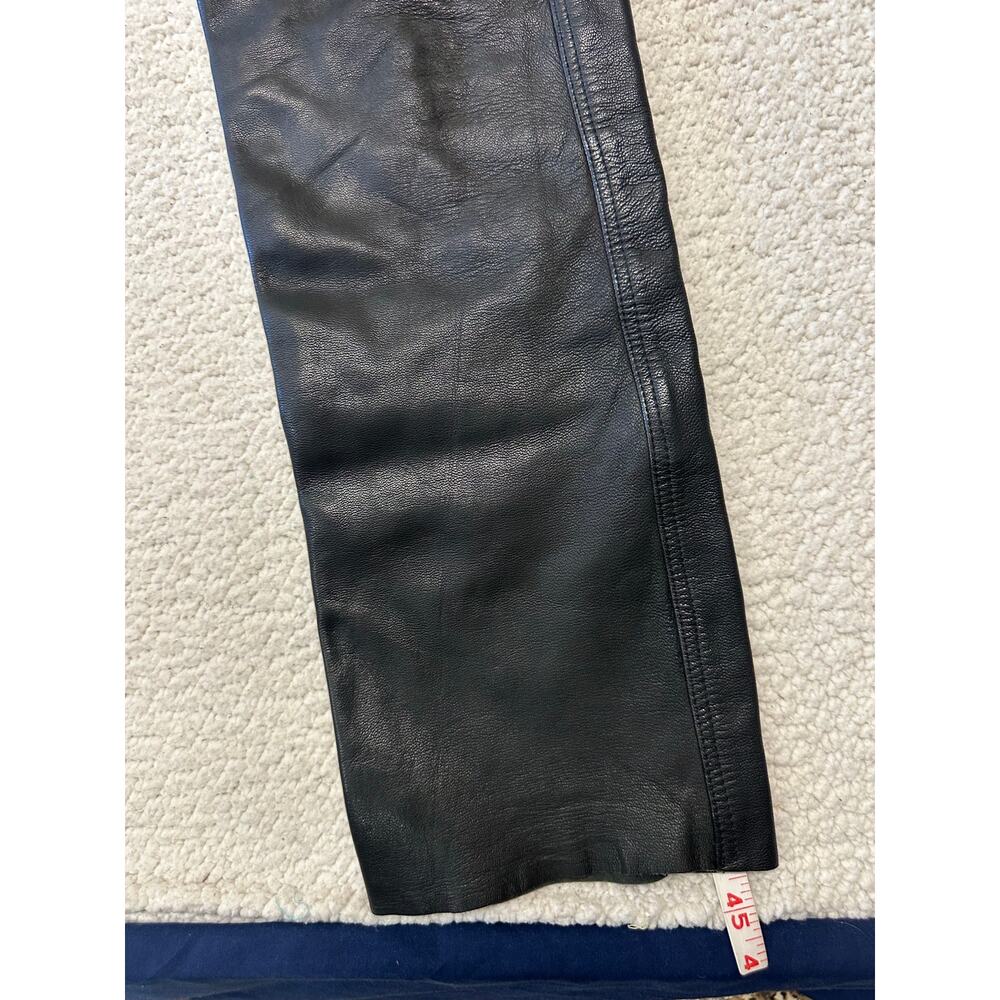 Vintage Mens Leather Riding Pants Size 31 - Picture 7 of 11